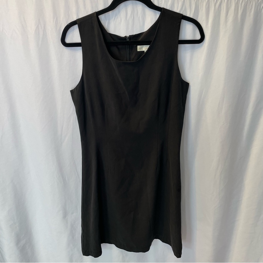 Express Dress 100% Silk Sheath Dress 7 Old Money Quiet Luxury Funeral Event luxe